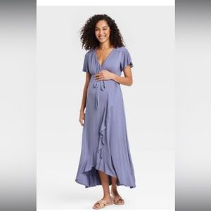 Lavender Maternity Maxi Dress Isabel Maternity by Ingrid & Isabel Size XS